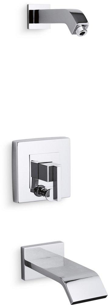 KOHLER Polished Chrome Single Handle Bathtub & Shower Faucet (Trim Only) 