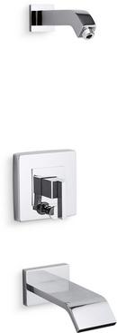 KOHLER Polished Chrome Single Handle Bathtub & Shower Faucet (Trim Only) 