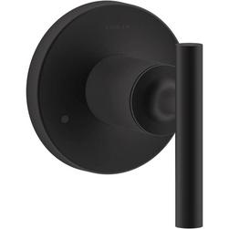 Single Handle Diverter Valve Trim in Matte Black