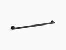 KOHLER Matte Black 30 in. Towel Bar 