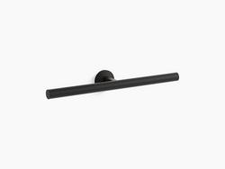 Double Arm Towel Holder in Matte Black