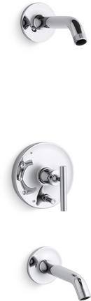 KOHLER Polished Chrome Single Handle Bathtub & Shower Faucet (Trim Only) 