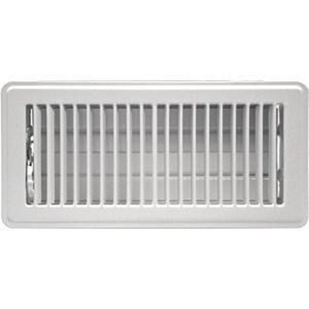 Accord Ventilation Products White 12 in. Floor Register in White Steel 