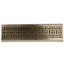Accord Ventilation Products Antique Brass Baseboard Register in Antique Brass 
