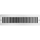 2 x 10 in. Toe Space Grille in White
