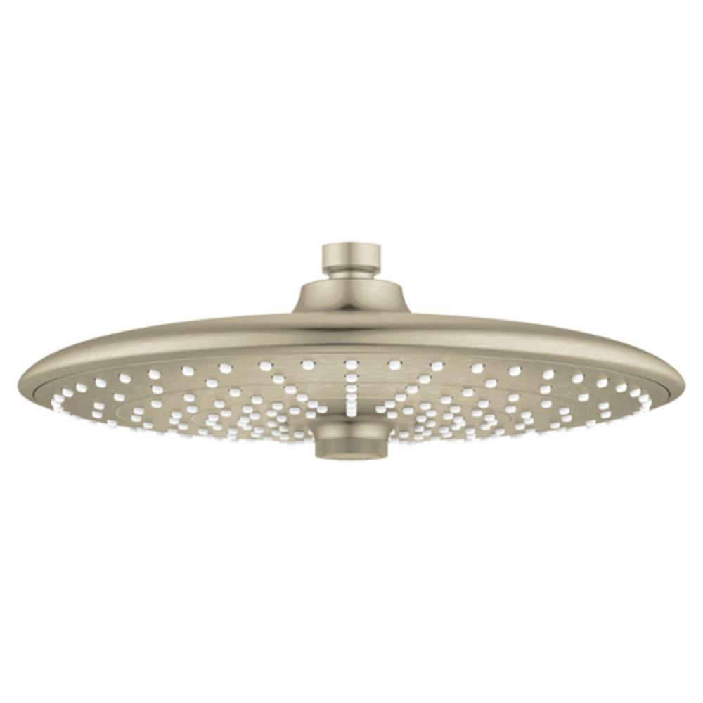 GROHE StarLight® Brushed Nickel Multi Function Jet, Smart Rain and Rain Showerhead 