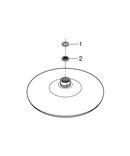 GROHE StarLight&reg; Chrome Single Function Rain Showerhead 