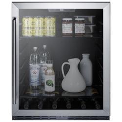 23-63/100 in. 5 cu. ft. Beverage Centers Refrigerator in Black