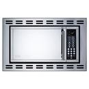 Summit Appliance Stainless Steel 15-13/100 in. 0.9 cu. ft. 900 W Built-In Microwave 