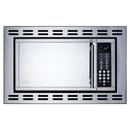 Summit Appliance Stainless Steel 15-13/100 in. 0.9 cu. ft. 900 W Built-In Microwave 