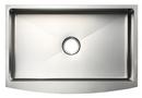 PROFLO&reg; Stainless Steel 33 x 22 in. Stainless Steel Single Bowl Farmhouse Kitchen Sink with Sound Dampening 