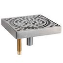 6-3/8 in. Counter Top Mounted Glass Rinser in Brushed Stainless Steel