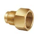 3/8 x 1/2 in. Female Flare x Male Flare Brass Reducing Adapter