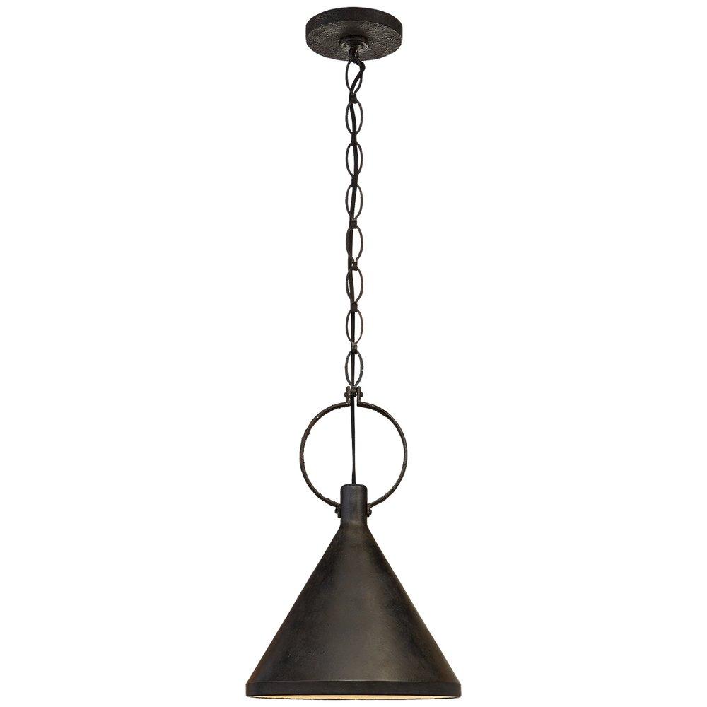 Visual Comfort & Co. Signature Natural Rusted Iron 1-Light Medium E-26 Pendant 