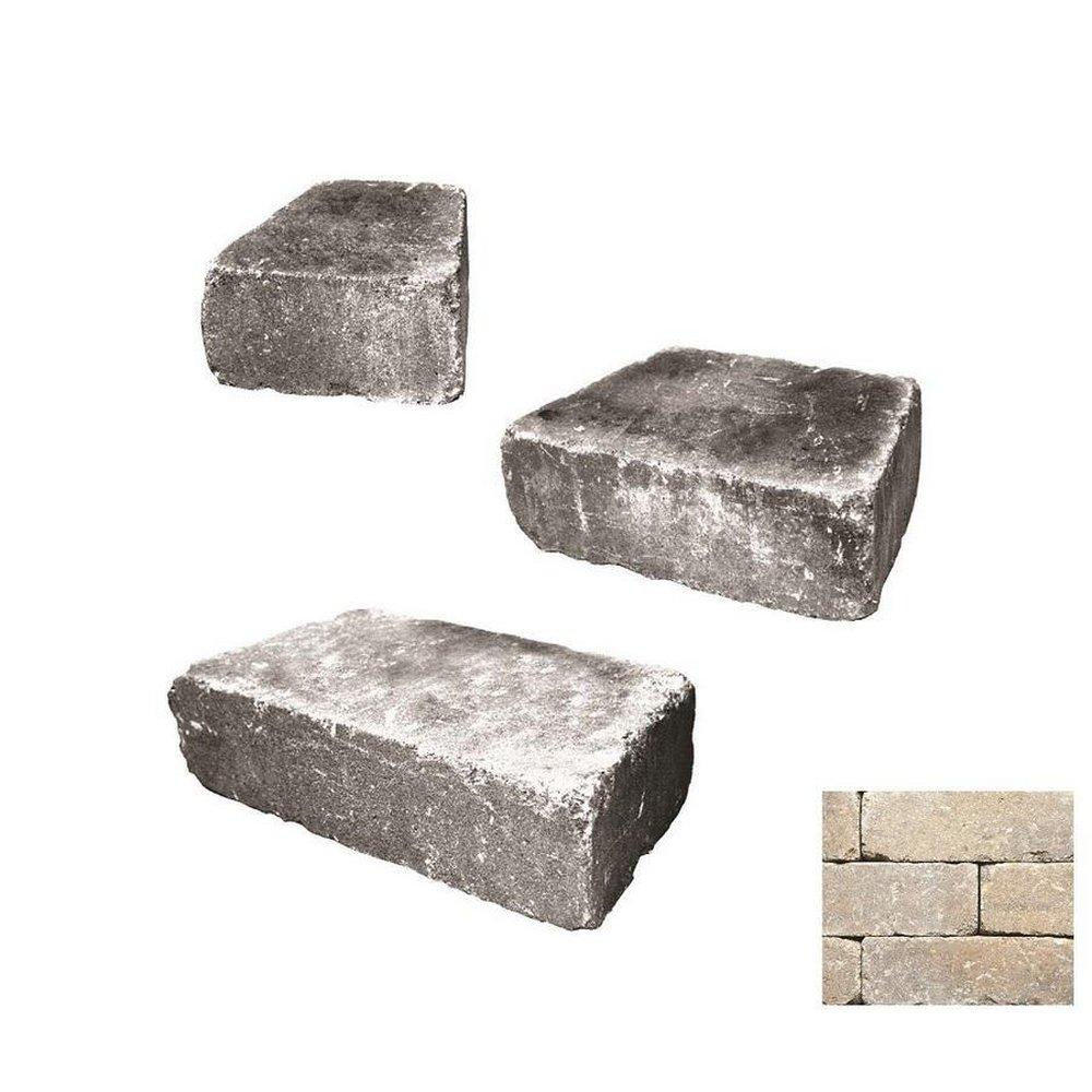 Anchor Block Company Cotswold Mist 4 x 16 x 8 in. Concrete Wall Paver 3-Piece 