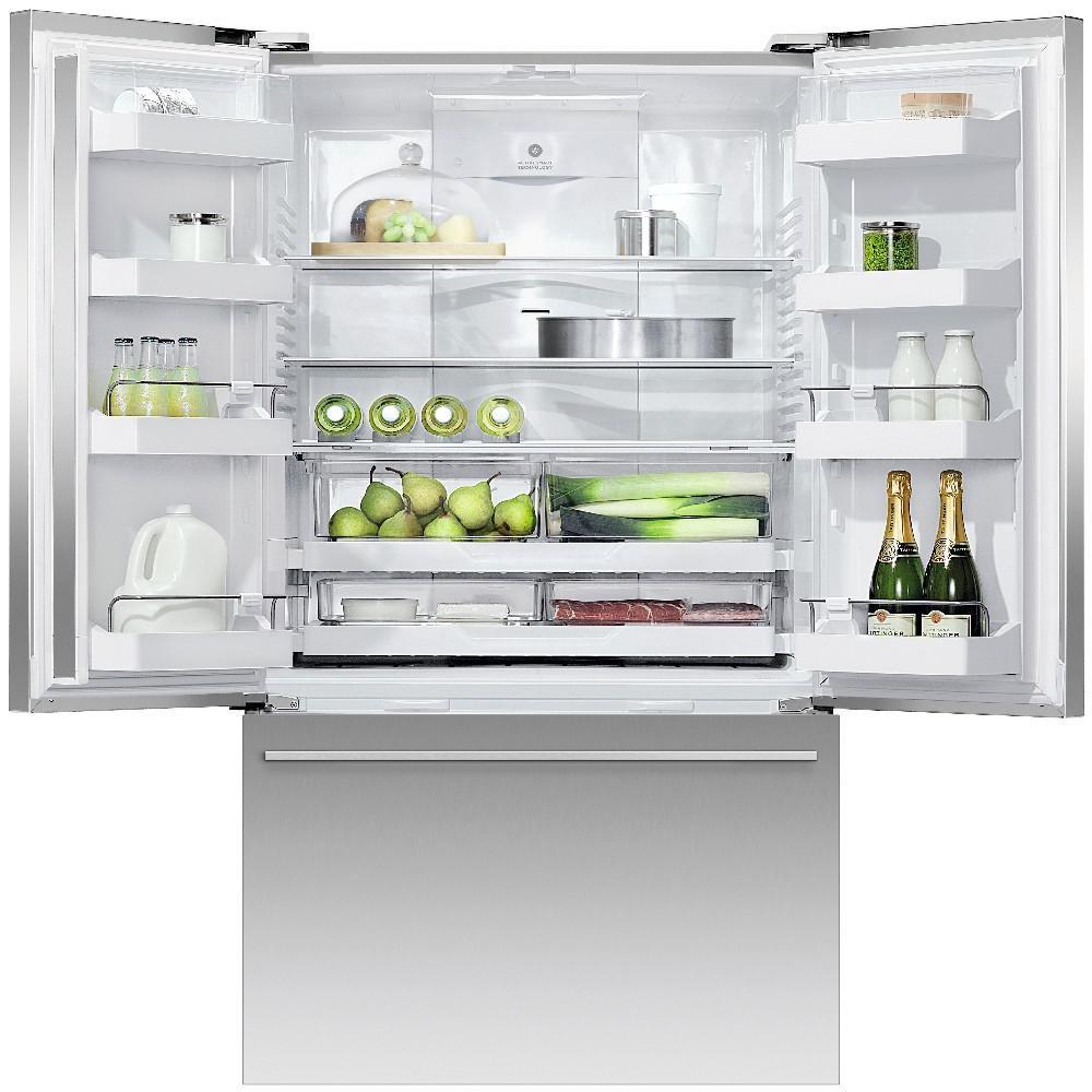Fisher & Paykel Stainless Steel 35-7/16 in. 14.6 cu. ft. French Door Refrigerator 