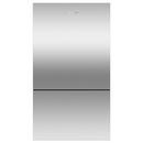 31-1/8 in. 17.6 cu. ft. Counter Depth and Bottom Mount Freezer Refrigerator in Stainless Steel