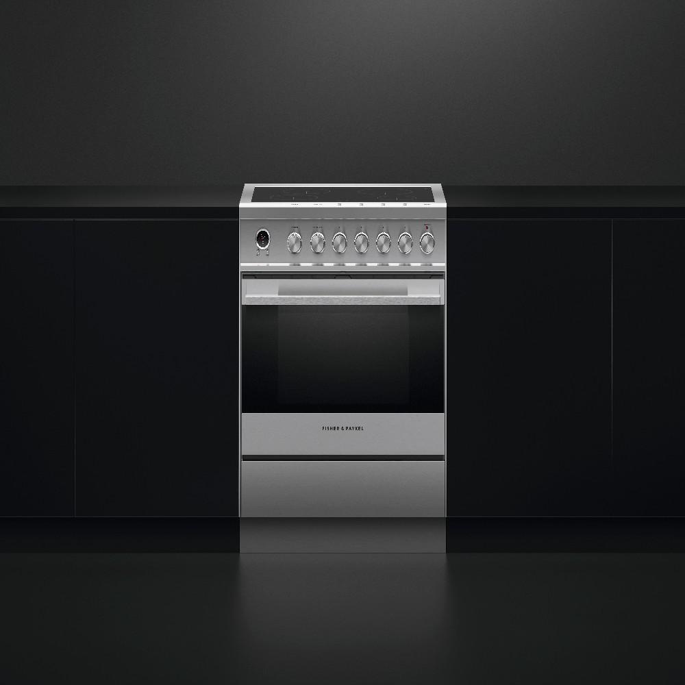 Fisher & Paykel Stainless Steel 29-7/8 in. Electric 4-Burner Smoothtop Freestanding Range 