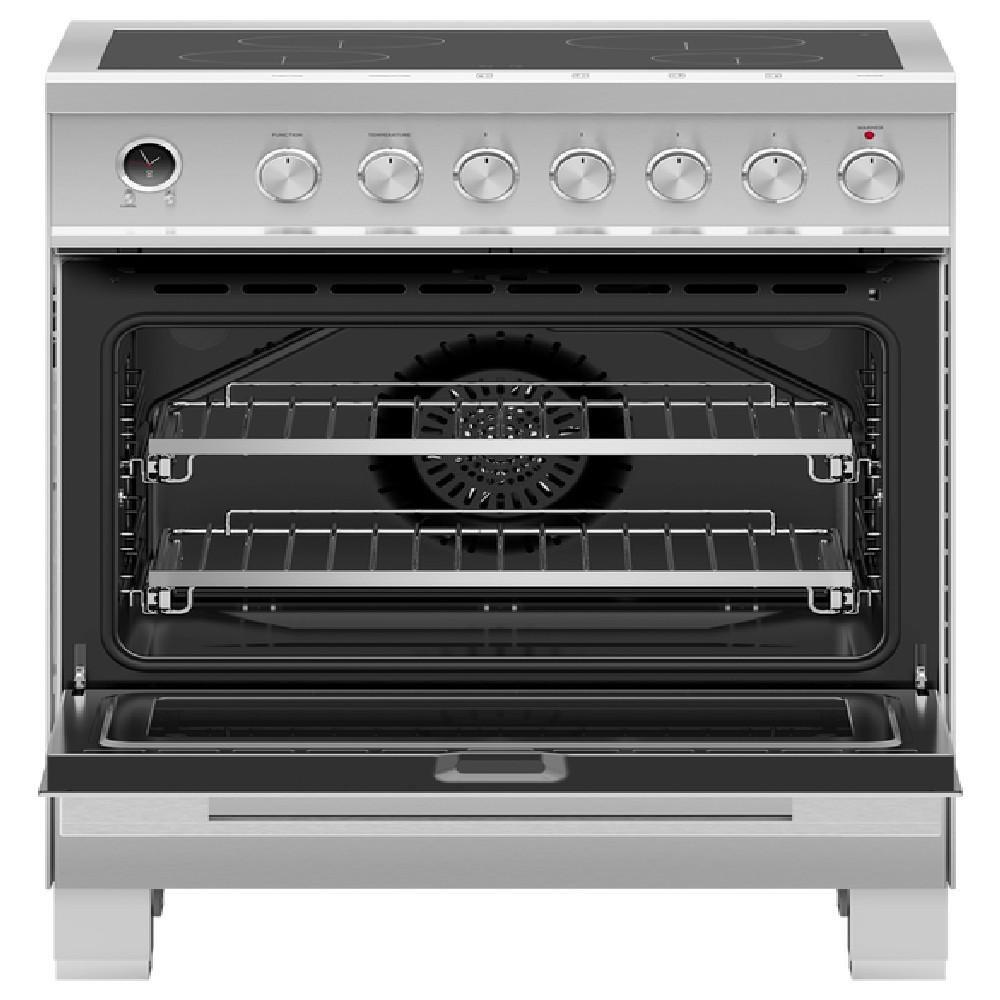 Fisher & Paykel Stainless Steel 29-7/8 in. Electric 4-Burner Smoothtop Freestanding Range 
