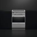 Fisher & Paykel Stainless Steel/Black 35-7/8 in. Electric 5-Burner Smoothtop Freestanding Range 