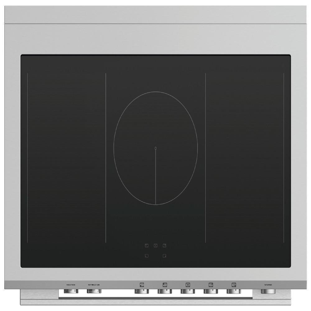 Fisher & Paykel Stainless Steel/Black 35-7/8 in. Electric 5-Burner Smoothtop Freestanding Range 