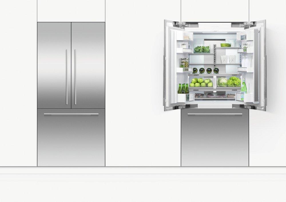 Fisher & Paykel Panel Ready 35-21/32 in. 16.8 cu. ft. French Door Refrigerator 