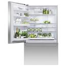 Fisher & Paykel Stainless Steel 31-3/32 in. 12.3 cu. ft. Counter Depth and Bottom Mount Freezer Refrigerator 