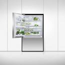 Fisher & Paykel Stainless Steel 31-3/32 in. 12.3 cu. ft. Counter Depth and Bottom Mount Freezer Refrigerator 