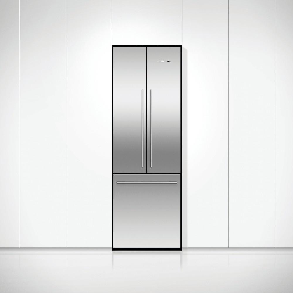 Fisher & Paykel Stainless Steel 31-3/32 in. 12.1 cu. ft. Counter Depth and French Door Refrigerator 