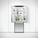 Fisher & Paykel Stainless Steel 31-3/32 in. 12.1 cu. ft. Counter Depth and French Door Refrigerator 