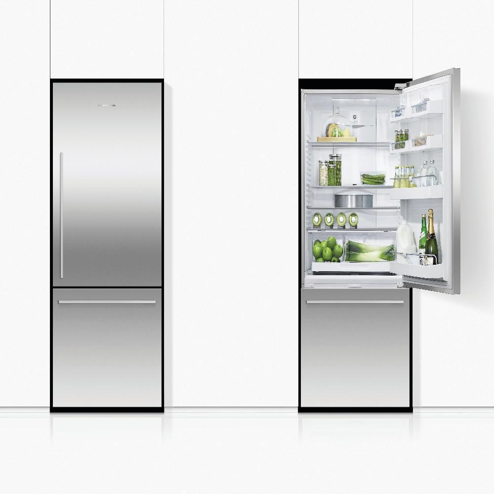 Fisher & Paykel Stainless Steel 31-3/32 in. 12.3 cu. ft. Bottom Mount Freezer Refrigerator 