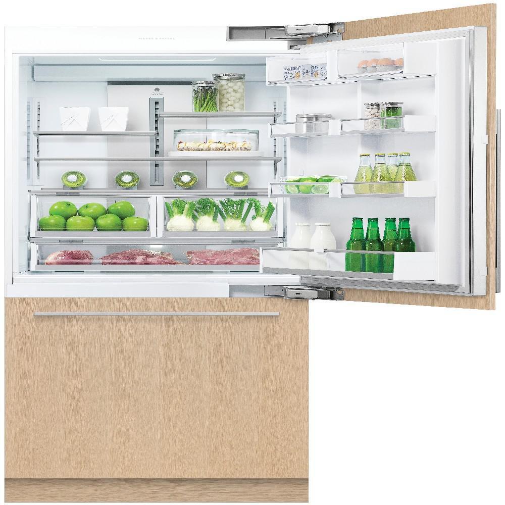 Fisher & Paykel Panel Ready 35-11/16 in. 16.8 cu. ft. Bottom Mount Freezer Refrigerator 