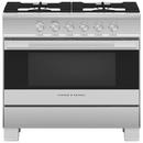 Fisher & Paykel Brushed Stainless Steel 29-7/8 in. Gas 4-Burner Sealed Freestanding Range 