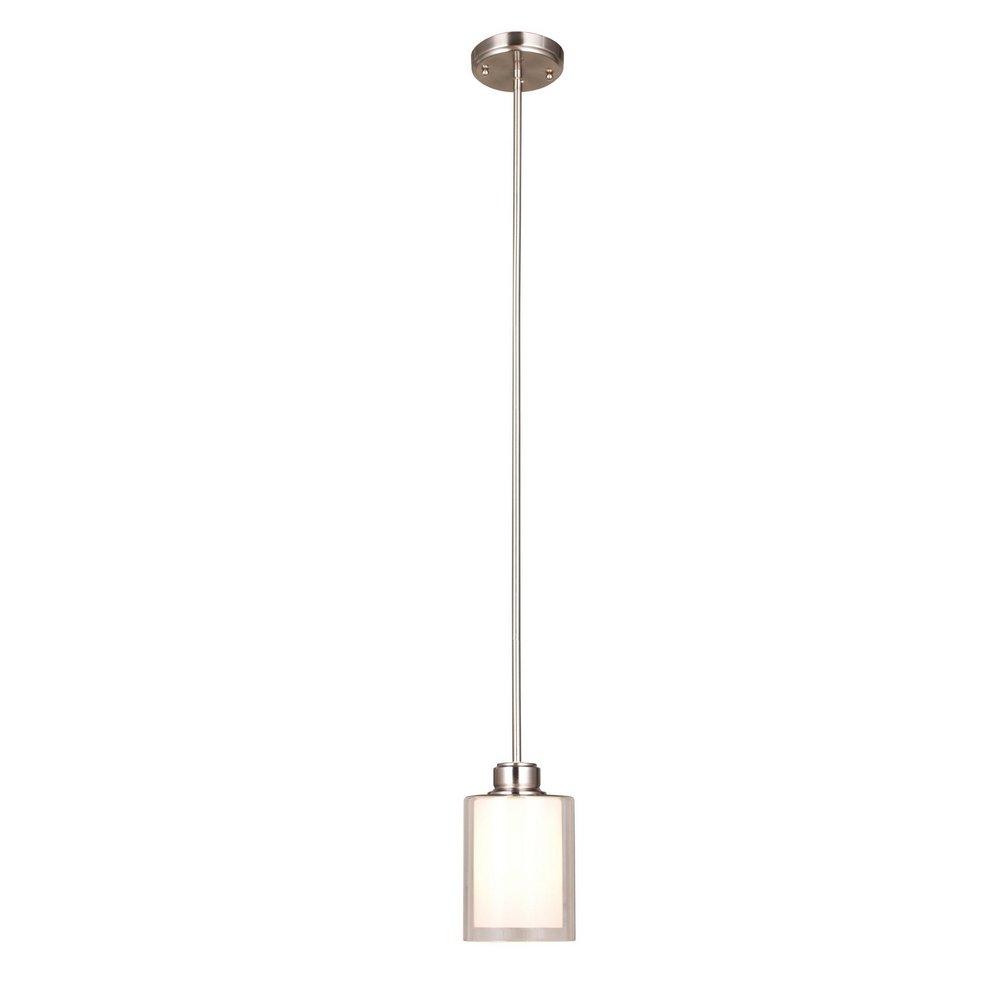 Design House Brushed Nickel 60W Mini Pendant 