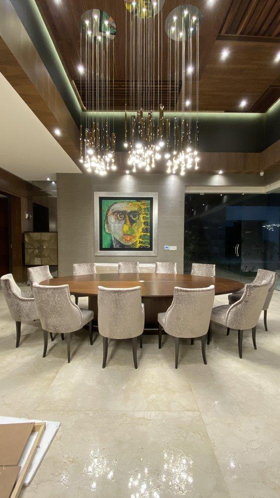 ET2 Lighting Multi-Plated FLUTE LED 31-LIGHT PENDANT 