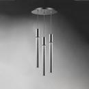 ET2 Lighting Polished Chrome 13 in. 8W 3-Light Integrated LED Pendant 