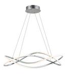 48W 1-Light Integrated LED Pendant in Polished Chrome