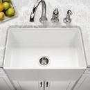 Houzer White 30 x 20 in. Fireclay Single Bowl Farmhouse Kitchen Sink 