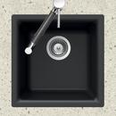 Houzer Midnite Single Bowl Dual Mount Bar Sink 