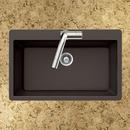 Houzer Mocha 33 x 22 in. No Hole Composite Single Bowl Drop-in Kitchen Sink 