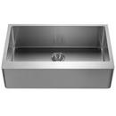 Houzer Stainless Steel 33 x 20 in. Stainless Steel Single Bowl Farmhouse Kitchen Sink 
