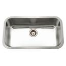 Houzer Stainless Steel Single Bowl Undermount Stainless Steel Kitchen Sink 