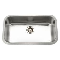 31-1/2 in. Undermount Stainless Steel Double Bowl Kitchen Sink