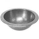 6-1/2 in. 1-Bowl Lavatory Sink with Center Drain in Pewter