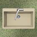 Houzer Sand 33 x 22 in. No Hole Composite Single Bowl Drop-in Kitchen Sink 