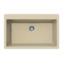 Houzer Sand 33 x 22 in. No Hole Composite Single Bowl Drop-in Kitchen Sink 