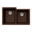 Double Bowl Undermount Composite Kitchen Sink in Earth