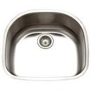 Houzer Stainless Steel Single Bowl Undermount Stainless Steel Kitchen Sink 