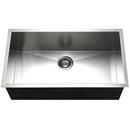 Single Bowl Undermount Stainless Steel Kitchen Sink in Brushed Satin