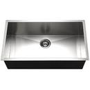 Houzer Stainless Steel Single Bowl Undermount Stainless Steel Kitchen Sink 